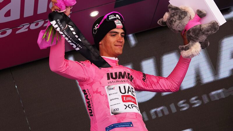 “Es increíble representar a México”, dijo Isaac Del Toro al terminar la Etapa 19 en el Giro de Italia