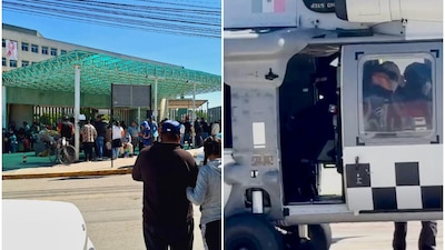 El narcotraficante fue trasladado hospital vía aérea