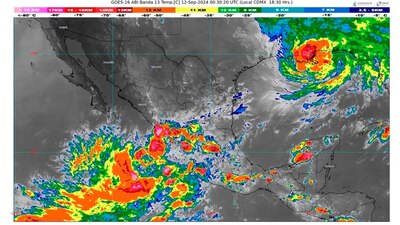 Algunas zonas del país tendrán lluvias este día