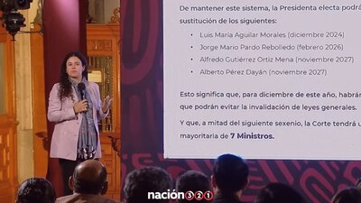 La secretaria de Gobernación explicó cómo funciona, al día de hoy, la selección de ministros