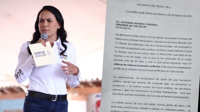 Dijo que busca dejar su espacio a una mujer "joven, mexiquense y militante"