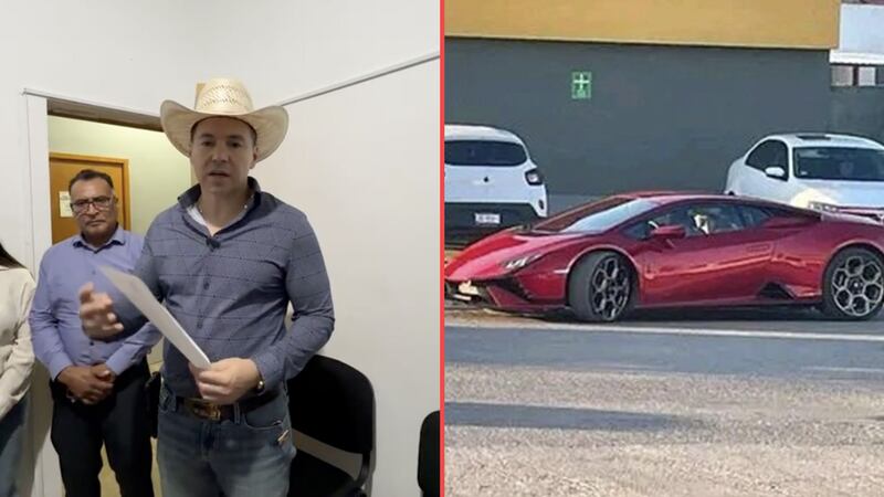 Choca diputado ‘Lord Lamborghini’ en otro Lamborghini... ahora no fue el culpable