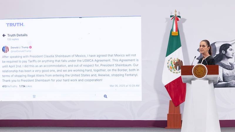 ‘Revés arancelario’ favorecerá a casi todos los productos que se exportan de México a EU: Sheinbaum