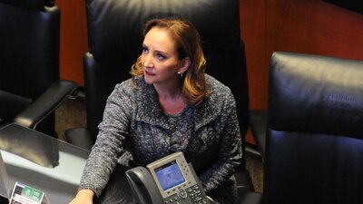 La senadora formó parte de la 'pijamada' para forzar el nombramiento de los comisionados del INAI