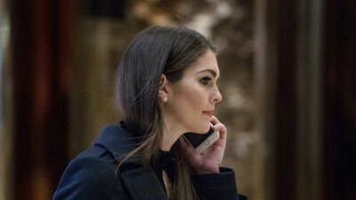 Hope Hicks, de apenas 28 años, se convirtió en jefa de comunicaciones interina de Trump