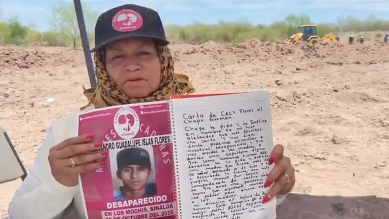 “Con mucho miedo”, Ceci Flores pide ayuda a ‘El Chapo’ para hallar a su hijo y a otros desaparecidos
