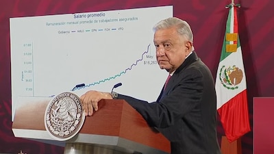 AMLO destacó que hay 1 millón 249 mil empleos más que en febrero de 2020