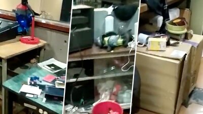 Las autoridades pidieron respetar las instalaciones y resguardar el mobiliario de la institución