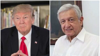 El mandatario de Estados Unidos felicita vía Twitter a AMLO