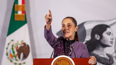 CIUDAD DE MÉXICO, 25AGOSTO2026.- Claudia Sheinbaum Pardo, presidenta de México
durante conferencia de prensa en Palacio Nacional dedicado al tema de salud.
FOTO: ANDREA MURCIA /CUARTOSCURO.COM