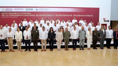 Rosa Icela encabezó la Conferencia Nacional de titulares de Seguridad Pública