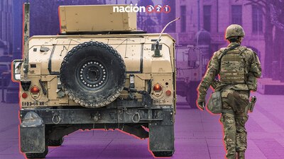 Durante la ley marcial, los militares toman el control del gobierno