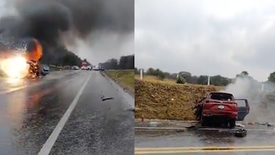 El incidente llevó al cierre parcial de la autopista, se desconoce el saldo en heridos o posibles fallecidos