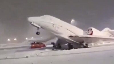 La aeronave se ve imposibilitada de despegar en el aeropuerto