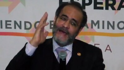 El líder político habló del tema que está de moda: la pelea de AMLO con algunos comunicadores