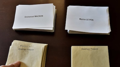 Los franceses deberán elegir entre la populista Marine Le Pen o el centrista Emmanuel Macron