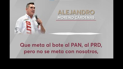 Layda Sansores mostró un nuevo material en el que se escucha a Alito irse contra el PAN y PRD