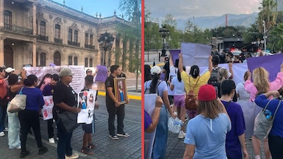 Marcha por Dafne Zapata en Monterrey.