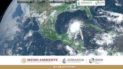 El huracán 'Beryl' se dirige a Yucatán, pero con menor fuerza