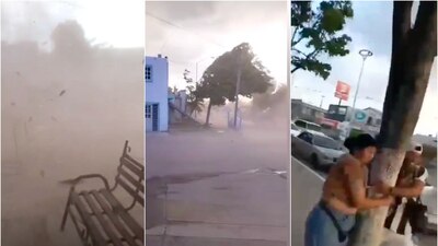 Según expertos, pudo originarse por el choque de corrientes de aire calientes y frías