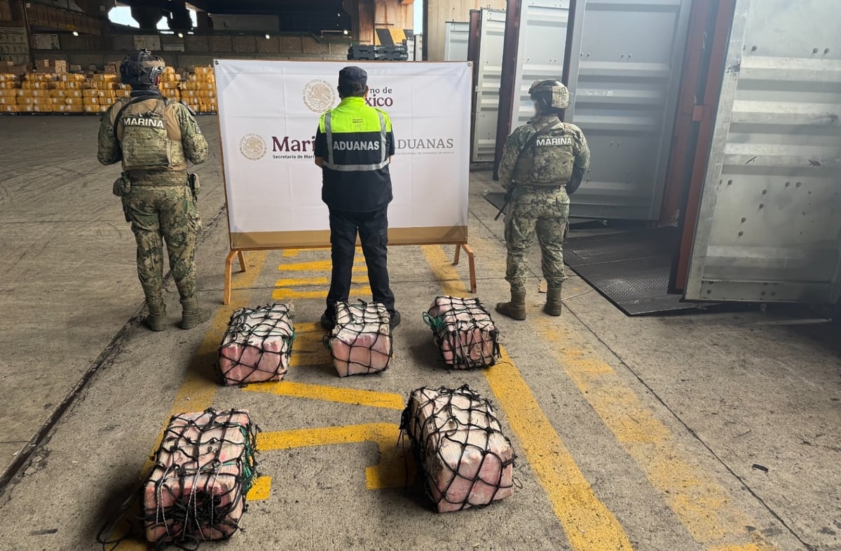 Marina incauta más de 130 kilos de cocaína en aduana de Lázaro Cárdenas – Nacion321