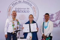 Sheinbaum pone en marcha el Plan de Justicia del Pueblo Purépecha