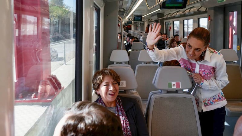 Sheinbaum supervisa avance del Tren Suburbano al AIFA y confirma arranque en 2026