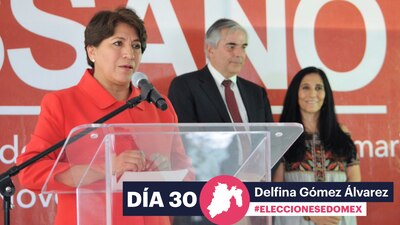 La candidata de Morena, Delfina Gómez, presentó una propuesta para mejorar el servicio de salud en el Estado de México