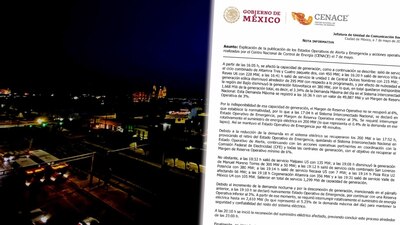 La alta demanda de electricidad y la incapacidad de generarla, habrían generado apagones