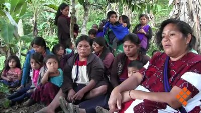 Pobladores de nueve comunidades indígenas se encuentran en los Altos de Chiapas