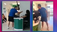 VIDEO: Hombre agrede y amenaza de muerte a enfermera del IMSS en San Luis Potosí