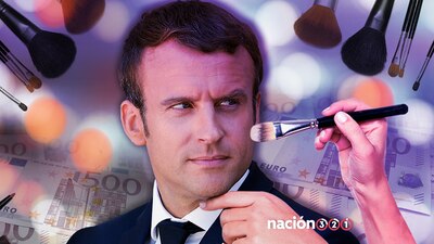 El presidente de Francia ha invertido medio millón de pesos en maquillaje