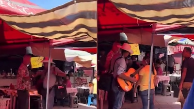 Artista callejero es ahuyentado por estadounidense