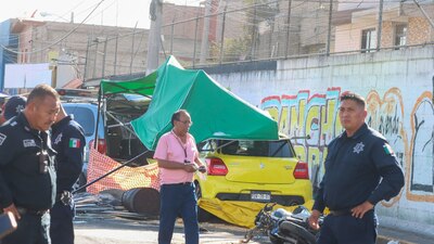 El accidente se registró sobre la Avenida Central y el conductor se encuentra prófugo.