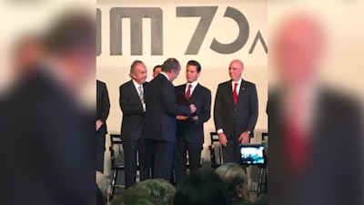 Peña Nieto y Calderón juntos por segunda vez