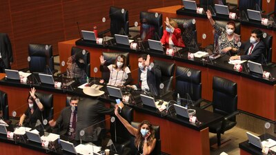 El dictamen a la ley de Propiedad Industrial fue avalado con 102 votos