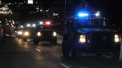 Los vehículos tienen manufactura de elementos de la Secretaría de la Defensa Nacional