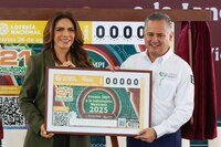 Lotería Nacional dedica billete al IMPI: premio mayor de 21 mdp