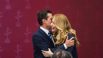 El presidente de la República se casó con Rivera en 2010