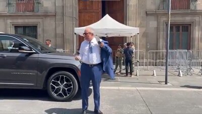 Se reunió con AMLO y previo al encuentro dijo que Sinaloa estaba en calma