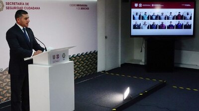 El funcionario reiteró que en la CDMX siempre han tenido presencia los grupos del narco