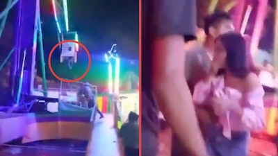 Caída en juego mecánico deja cuatro jóvenes lesionados en feria de Guerrero