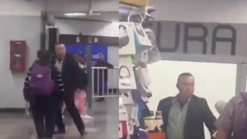 Hombre discute y termina sacando un arma de fuego en el Metro Centro Médico