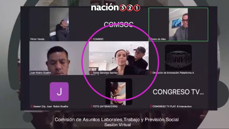Captan a Diana Sánchez Barrios, diputada de CDMX, conectada a una sesión... ¡Desde una estética!
