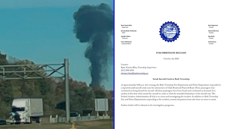 Se desploma avioneta con matrícula mexicana en Michigan; hay 3 muertos