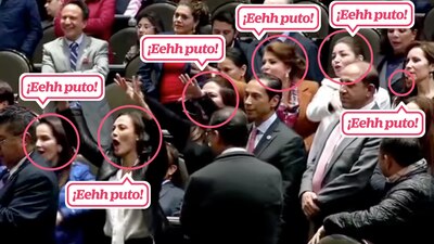 Las 6 diputadas priistas lanzaron el famoso grito que se caracteriza por homófobo