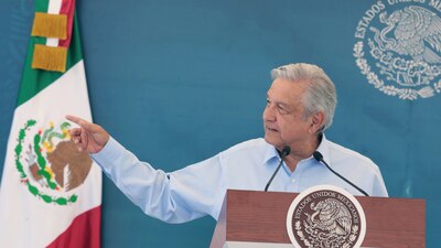 El discurso de López Obrador en Palacio Nacional, fue impugnado por el PRD el 26 de marzo