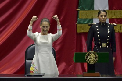 Claudia Sheinbaum tomó protesta como la primera presidenta de México