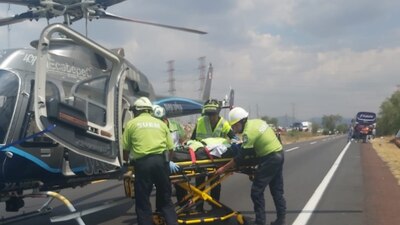 Por el momento laboran en el lugar corporaciones de emergencia
