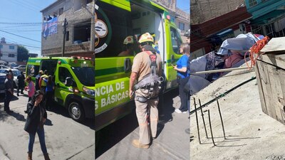 El empleado estaba en horario laboral pegando propaganda de la diputada de Morena